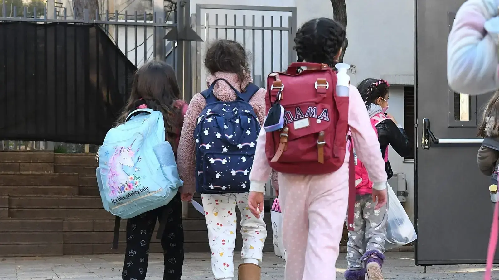 חזרה ללימודים בבית ספר בלפור ת"א , 21 בפברואר 2021