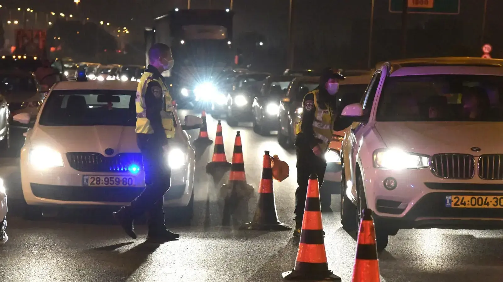 צומת מורשה עם כניסתו של העוצר הלילי 25 בפברואר 2021