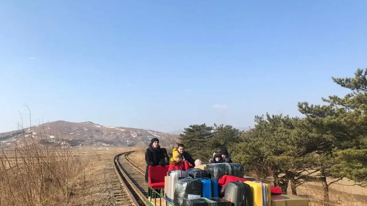 קרון רכבת מקוריאה הצפונית לרוסיה קרון רכבת מקוריאה הצפונית לרוסיה