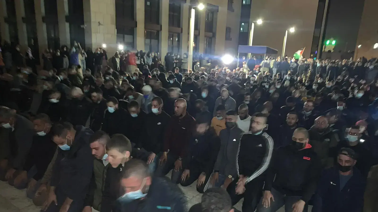 הפגנה נגד האלימות המשטרתית באום אל-פחם בבית משפט השלום בחיפה, 27 בפברואר 2021 הפגנה נגד האלימות המשטרתית באום אל-פחם בבית משפט השלום בחיפה, 27 בפברואר 2021
