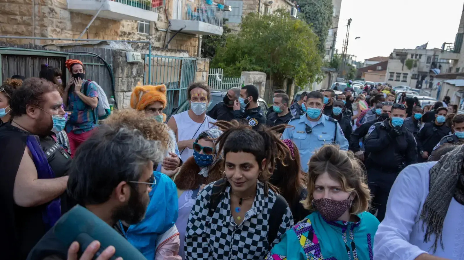 בניגוד להנחיות, מסיבת פורים בשכונת נחלאות בירושלים 28 בפברואר 2021 בניגוד להנחיות, מסיבת פורים בשכונת נחלאות בירושלים 28 בפברואר 2021
