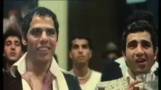 אורי גבריאל ומשה איבגי מתוך הסרט "מתחת לאף", 1982