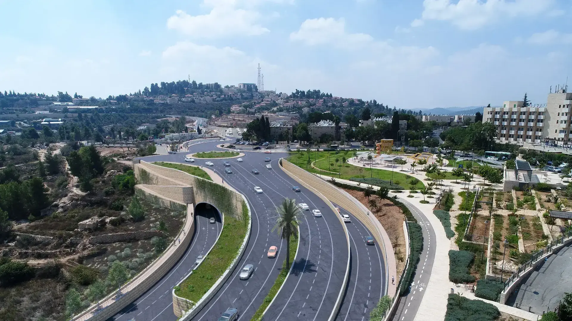 הדמיה - הפרדה מפסלית צומת אורה הדמיה - הפרדה מפסלית צומת אורה