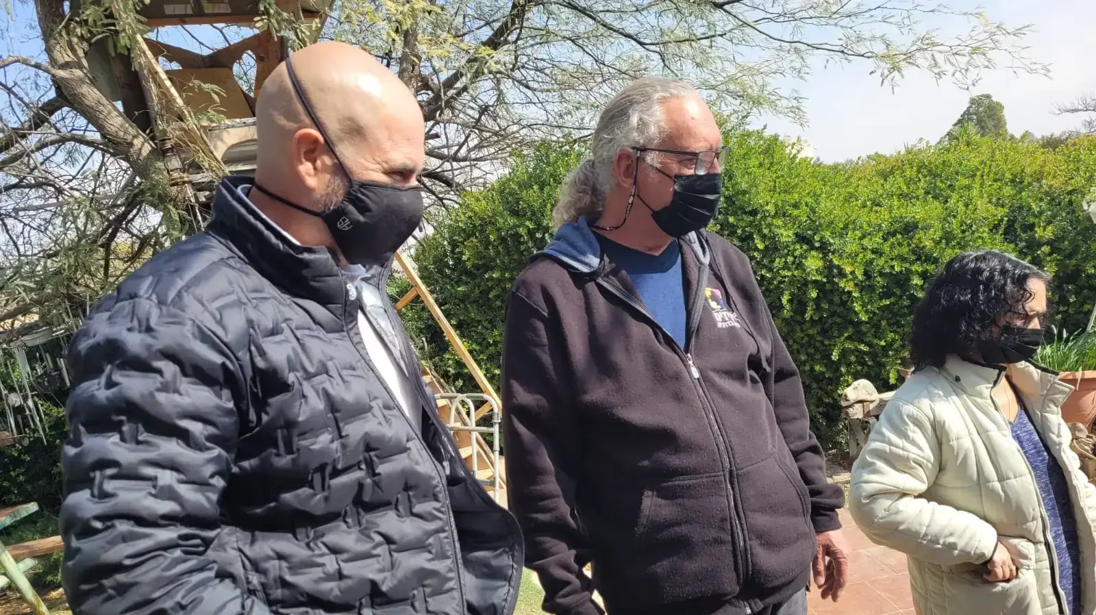 השר לביטחון פנים אמיר אוחנה בביקור בביתו של אריה שיף בערד, 2 במרץ 2021