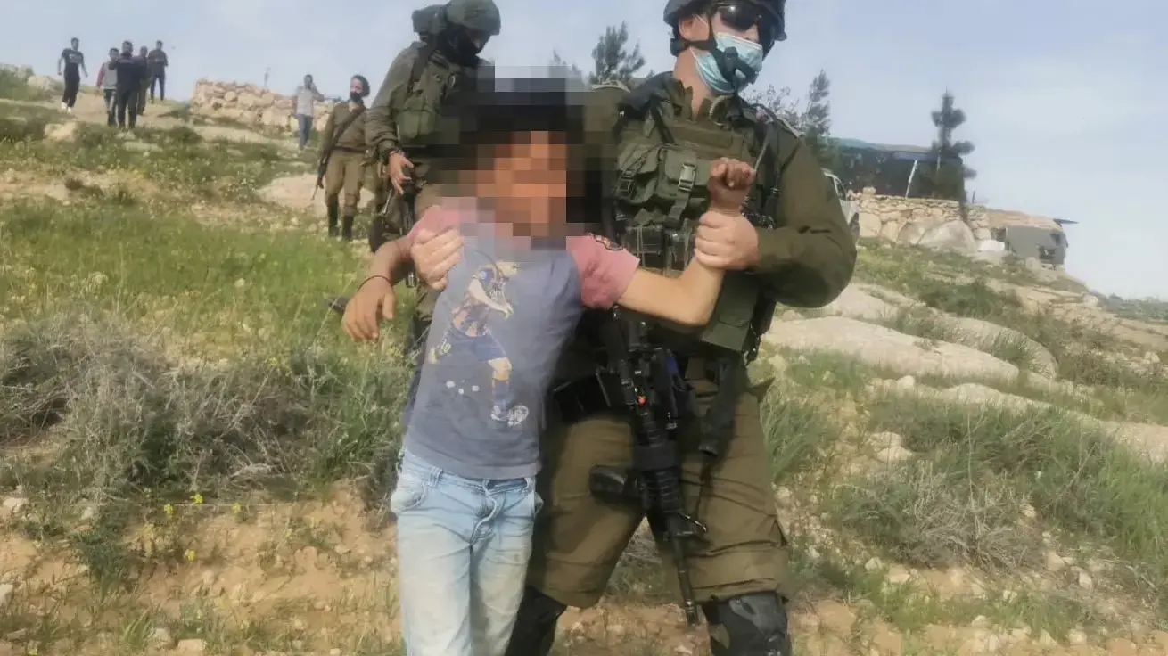 ילדים נעצרו בידי הצבא ליד חוות מעון , 10 במרץ 2021 ילדים נעצרו בידי הצבא ליד חוות מעון , 10 במרץ 2021