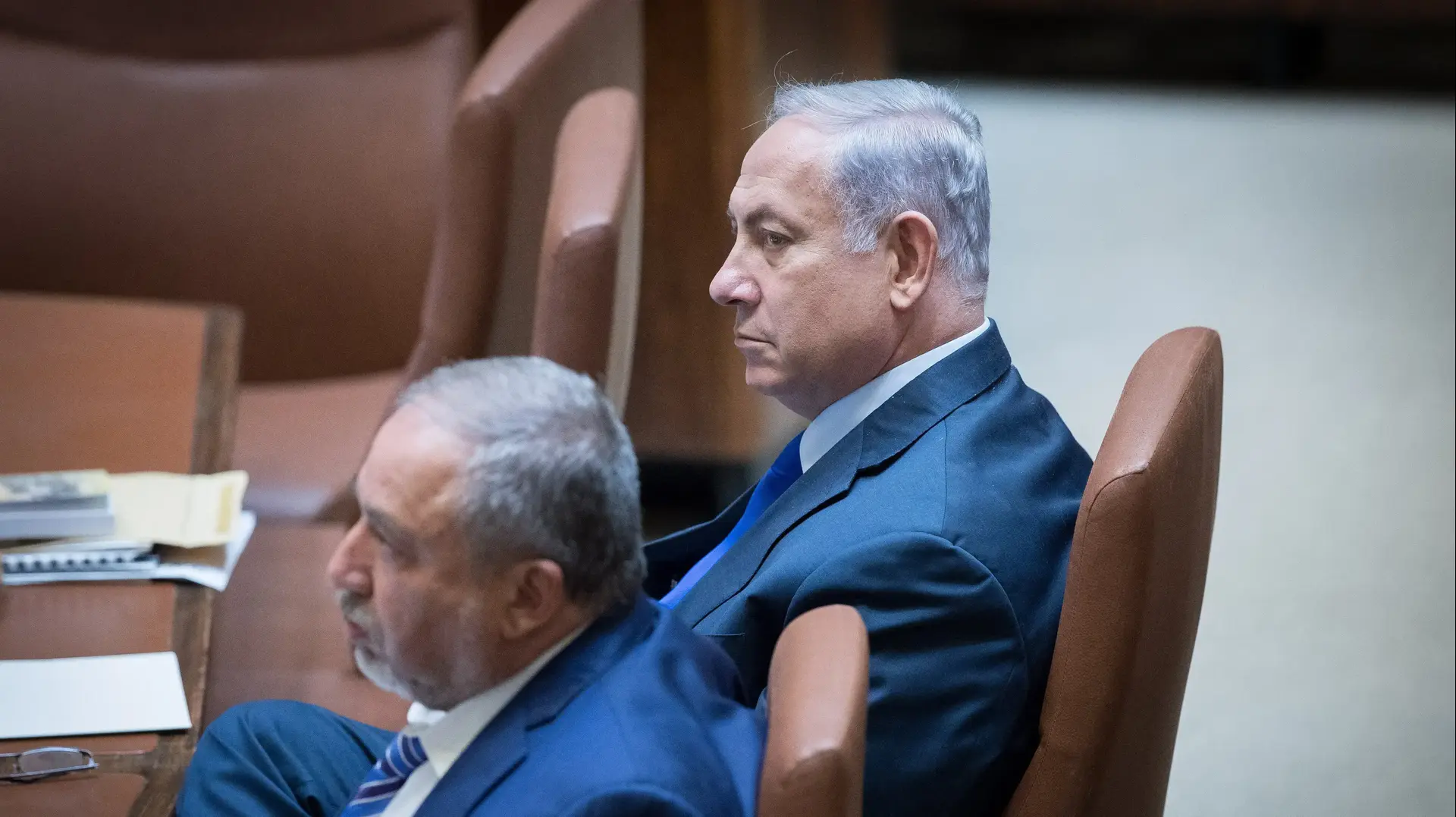 נתניהו וליברמן 2017 נתניהו וליברמן 2017