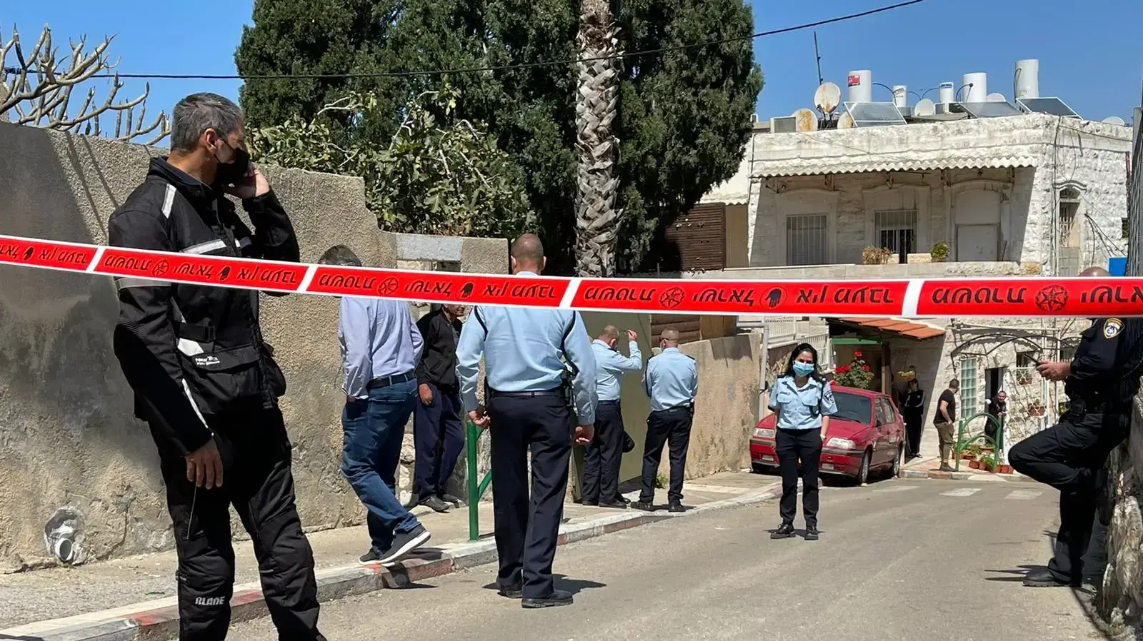 זירת הירי בחיפה 29 במרץ 2021 זירת הירי בחיפה 29 במרץ 2021