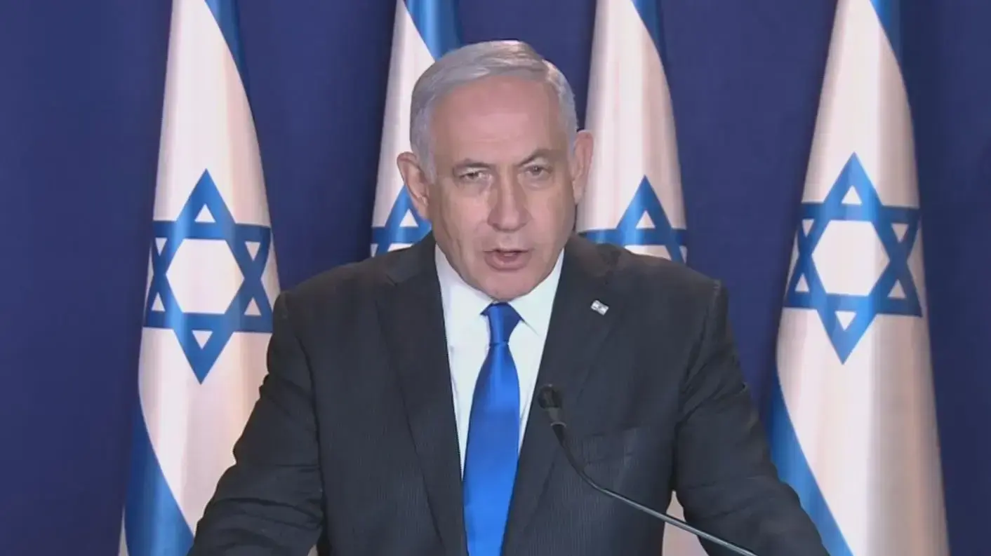 רה"מ, בנימין נתניהו במהלך הצהרה לתקשורת 31 במרץ 2021 רה"מ, בנימין נתניהו במהלך הצהרה לתקשורת 31 במרץ 2021