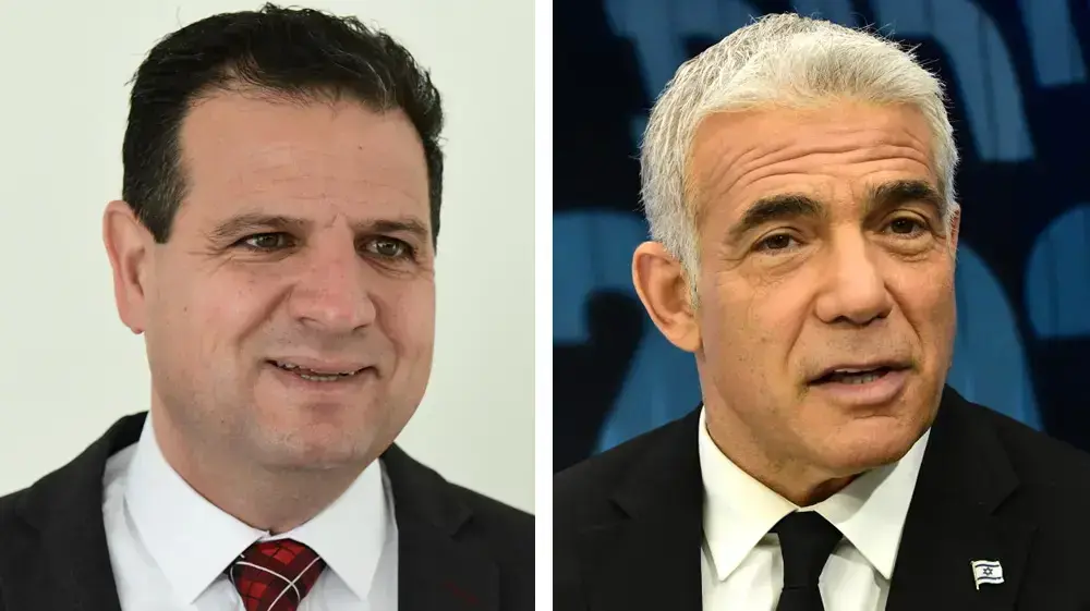יאיר לפיד איימן עודה יאיר לפיד איימן עודה