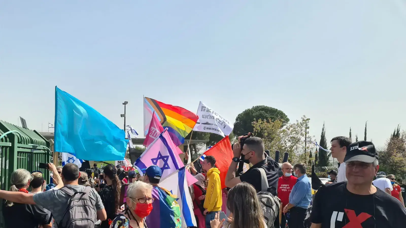 הפגנת מחוץ למשכן הכנסת 6 באפריל 2021 
