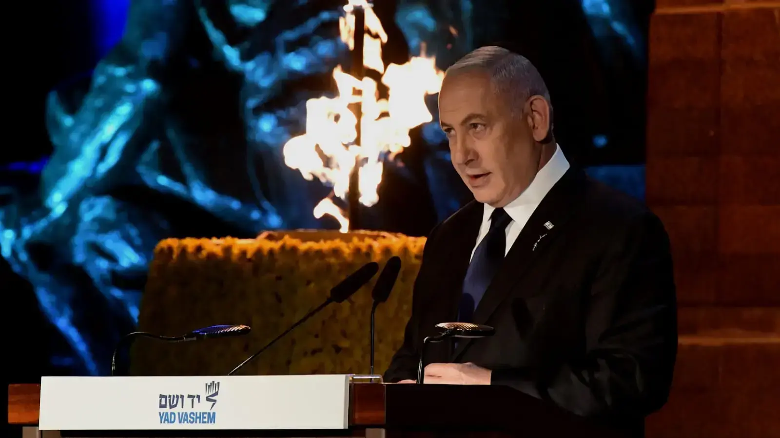 ראש הממשלה בנימין נתניהו בטקס יום השואה ולגבורה, 7 אפריל, 2021 ראש הממשלה בנימין נתניהו בטקס יום השואה ולגבורה, 7 אפריל, 2021