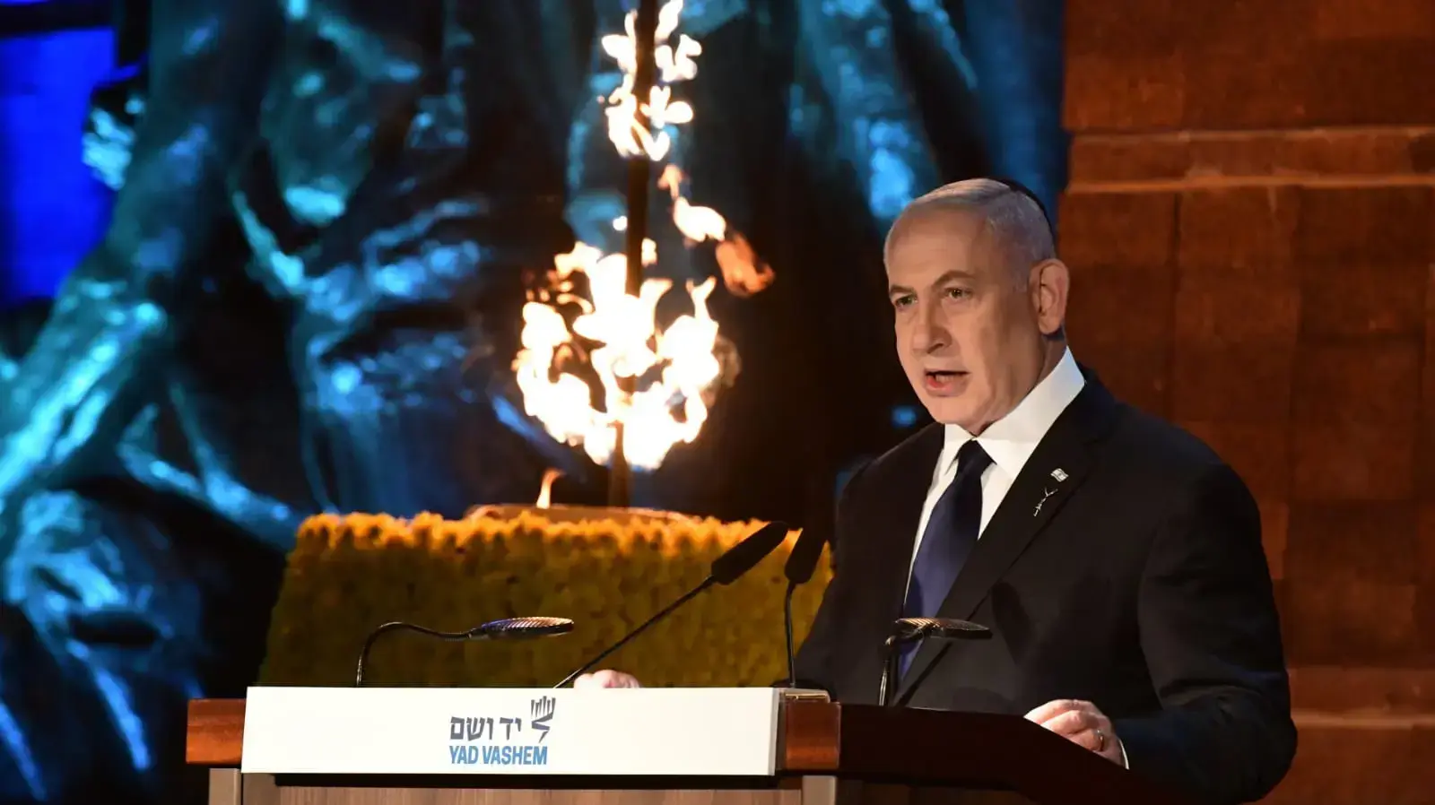 רה"מ בנימין נתניהו בעצרת יום השואה והגבורה ביד ושם, 7 באפריל 2021 רה"מ בנימין נתניהו בעצרת יום השואה והגבורה ביד ושם, 7 באפריל 2021