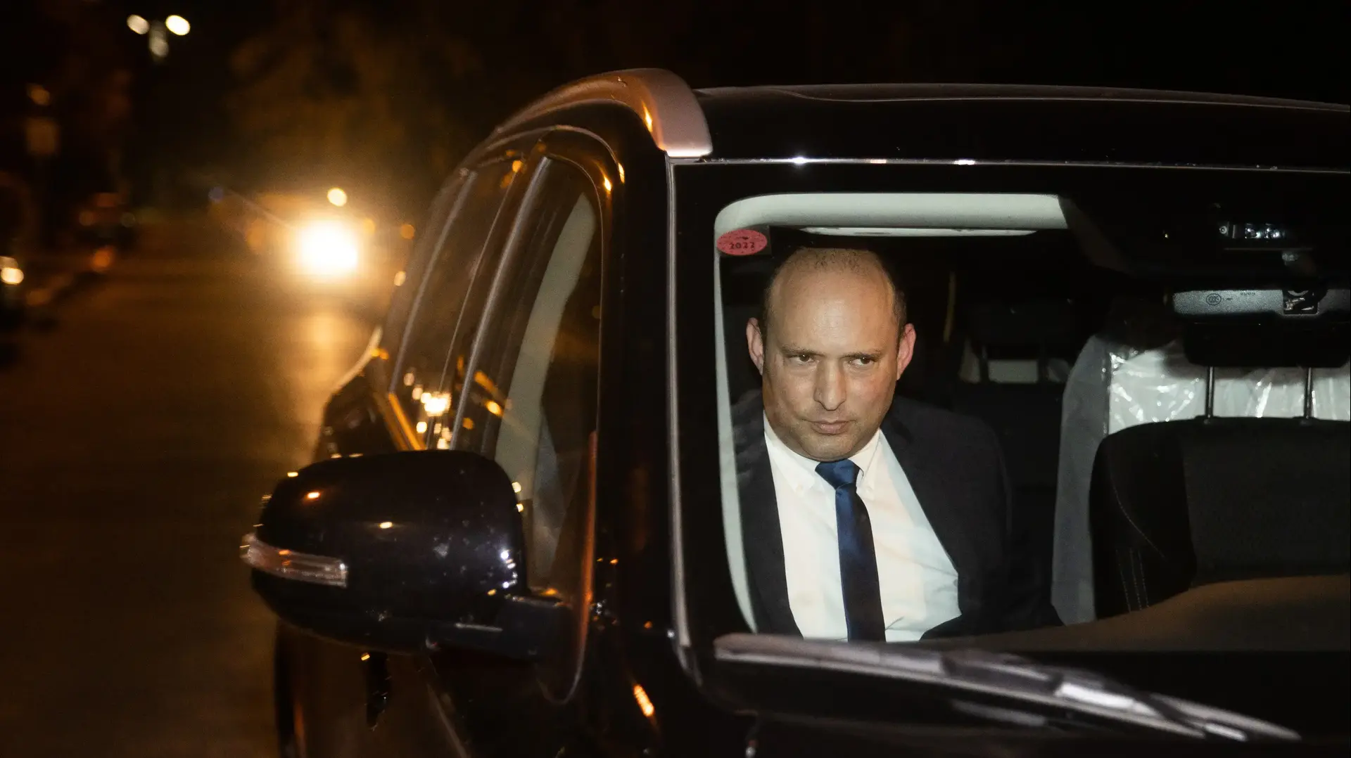 בנט עם הגעתו למעון רה"מ 8 באפריל 2021 בנט עם הגעתו למעון רה"מ 8 באפריל 2021