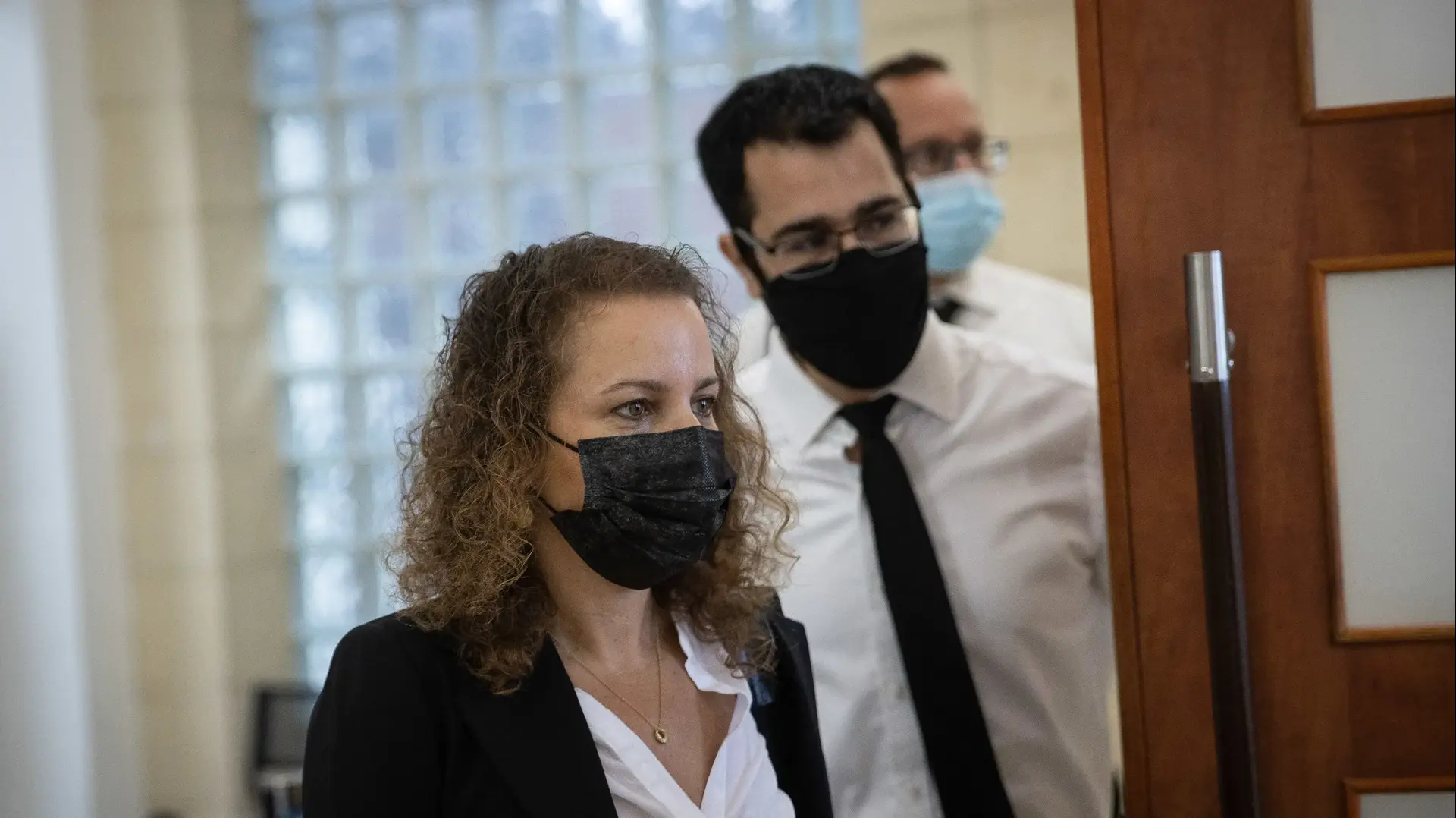 התובעת יהודית תירוש במשפט נתניהו, ביהמ"ש המחוזי ירושלים, 13 באפריל 2021 התובעת יהודית תירוש במשפט נתניהו, ביהמ"ש המחוזי ירושלים, 13 באפריל 2021