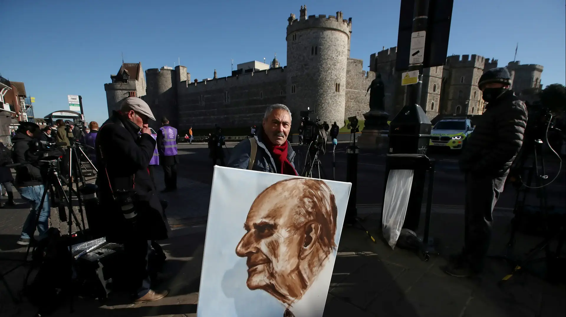 בריטניה לקראת טקס ההלווייה של הנסיך פיליפ, 12 אפריל 2021 בריטניה לקראת טקס ההלווייה של הנסיך פיליפ, 12 אפריל 2021