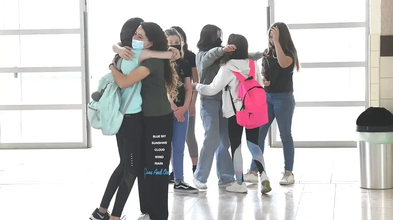 חזרה ללימודים ללא מתווה הקפסולות, בי"ס "אחד העם", פתח תקווה, 18 באפריל 2021 חזרה ללימודים ללא מתווה הקפסולות, בי"ס "אחד העם", פתח תקווה, 18 באפריל 2021