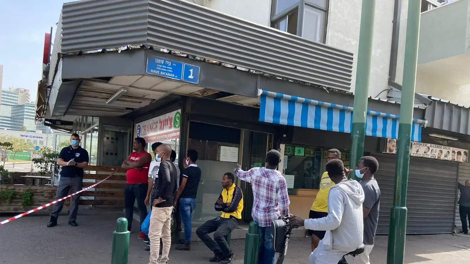 זירת אירוע הרצח בנווה שאנן 20 באפריל 2021 זירת אירוע הרצח בנווה שאנן 20 באפריל 2021