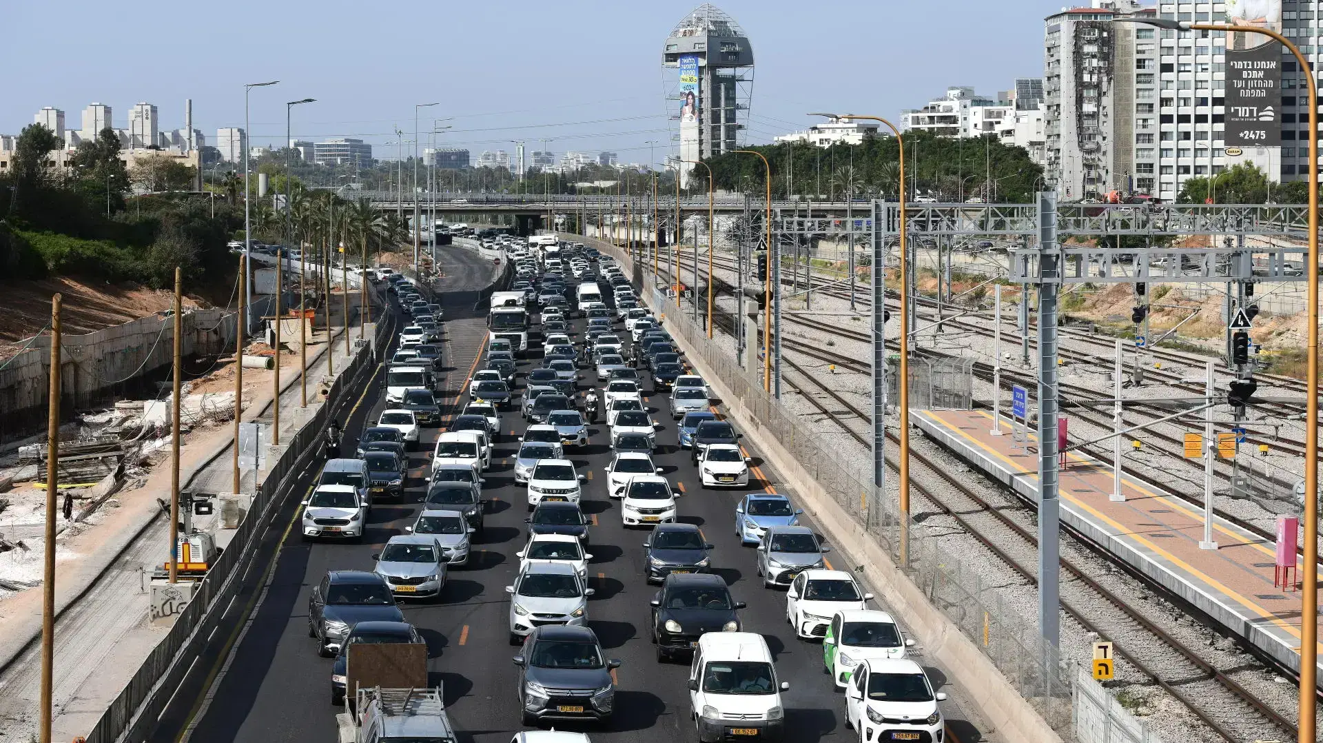 פקקי תנועה בנתיבי איילון, 20 באפריל 2021