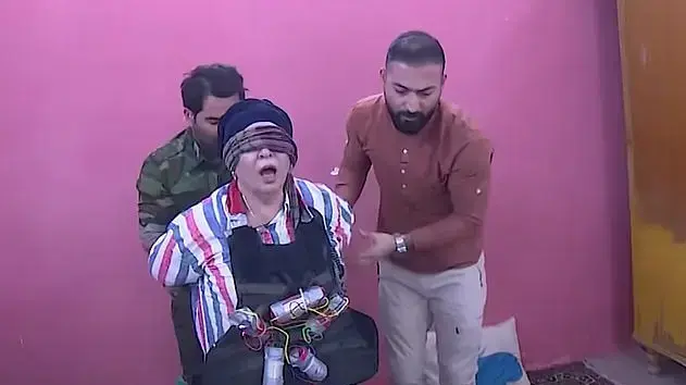 מתיחה אכזרית בטלוויזיה העירקאית - חטיפה ע"י דאע"ש מתיחה אכזרית בטלוויזיה העירקאית - חטיפה ע"י דאע"ש