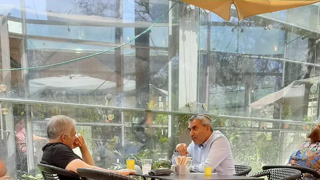 יו"ר יש עתיד, יאיר לפיד, נפגש עם ח"כ זאב אלקין, 28 באפריל 2021 יו"ר יש עתיד, יאיר לפיד, נפגש עם ח"כ זאב אלקין, 28 באפריל 2021