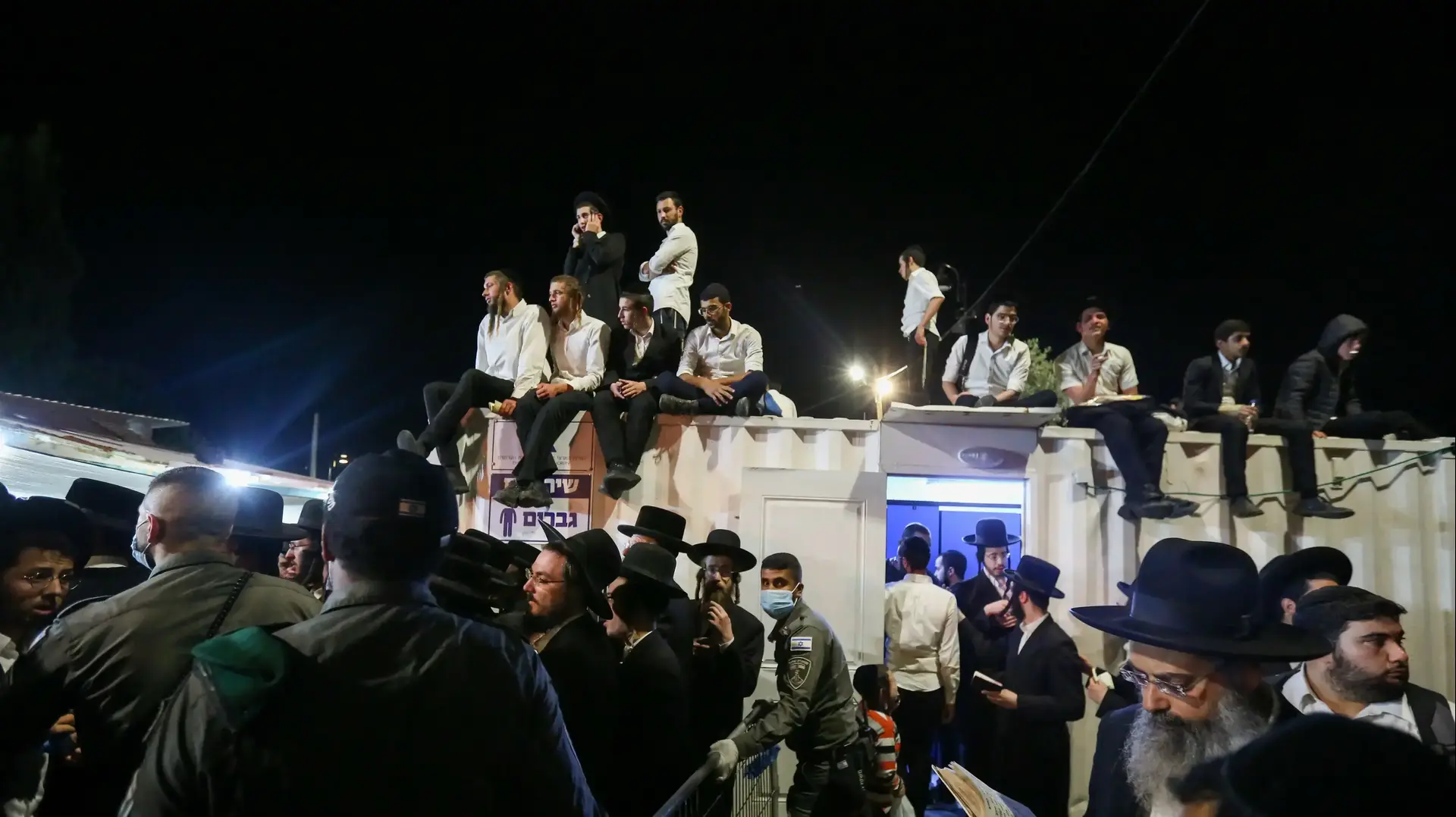 זירת האסון במירון, 30 באפריל 2021 זירת האסון במירון, 30 באפריל 2021