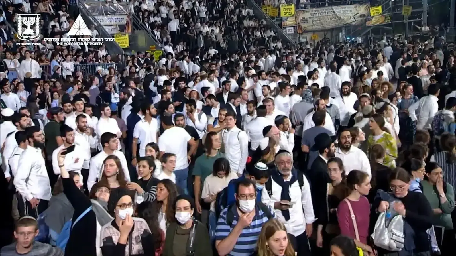 צפיפות בהר מירון, 30 באפריל 2021 צפיפות בהר מירון, 30 באפריל 2021