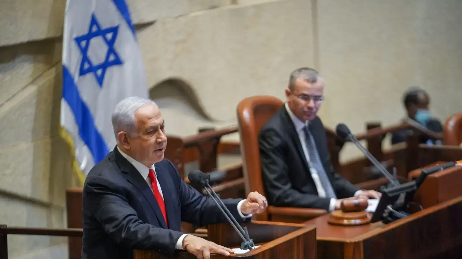 ראש הממשלה בנימין נתניהו בישיבת אבל על האסון במירון, כנסת, 3 במאי 2021 ראש הממשלה בנימין נתניהו בישיבת אבל על האסון במירון, כנסת, 3 במאי 2021