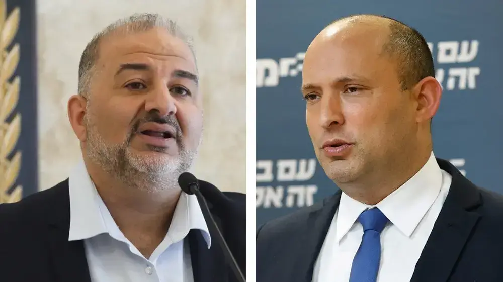נפתלי בנט ומנסור עבאס