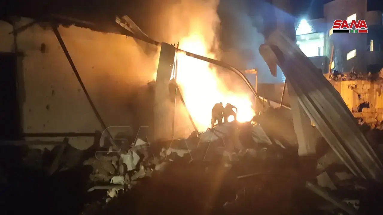 דיווח בכלי התקשורת בסוריה על תקיפה אווירית ישראלית, 5 במאי 2021 דיווח בכלי התקשורת בסוריה על תקיפה אווירית ישראלית, 5 במאי 2021
