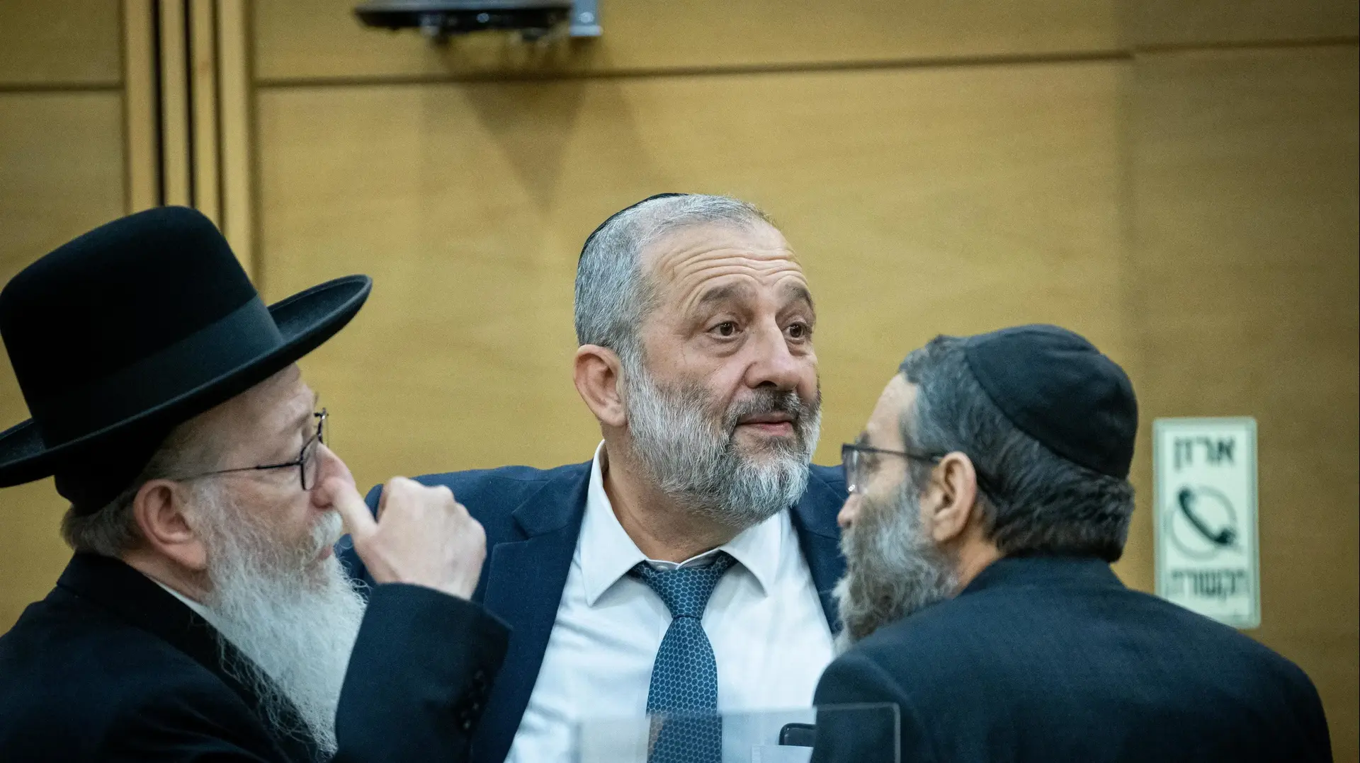 אריה דרעי, יעקב ליצמן, משה גפני, 6 במאי 2021 אריה דרעי, יעקב ליצמן, משה גפני, 6 במאי 2021