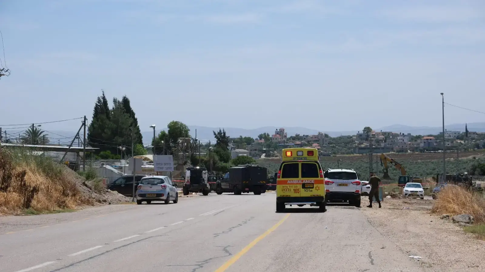 זירת הניסיון לפיגוע סמוך לבסיס סאלם בשומרון, 7 במאי 2021 זירת הניסיון לפיגוע סמוך לבסיס סאלם בשומרון, 7 במאי 2021
