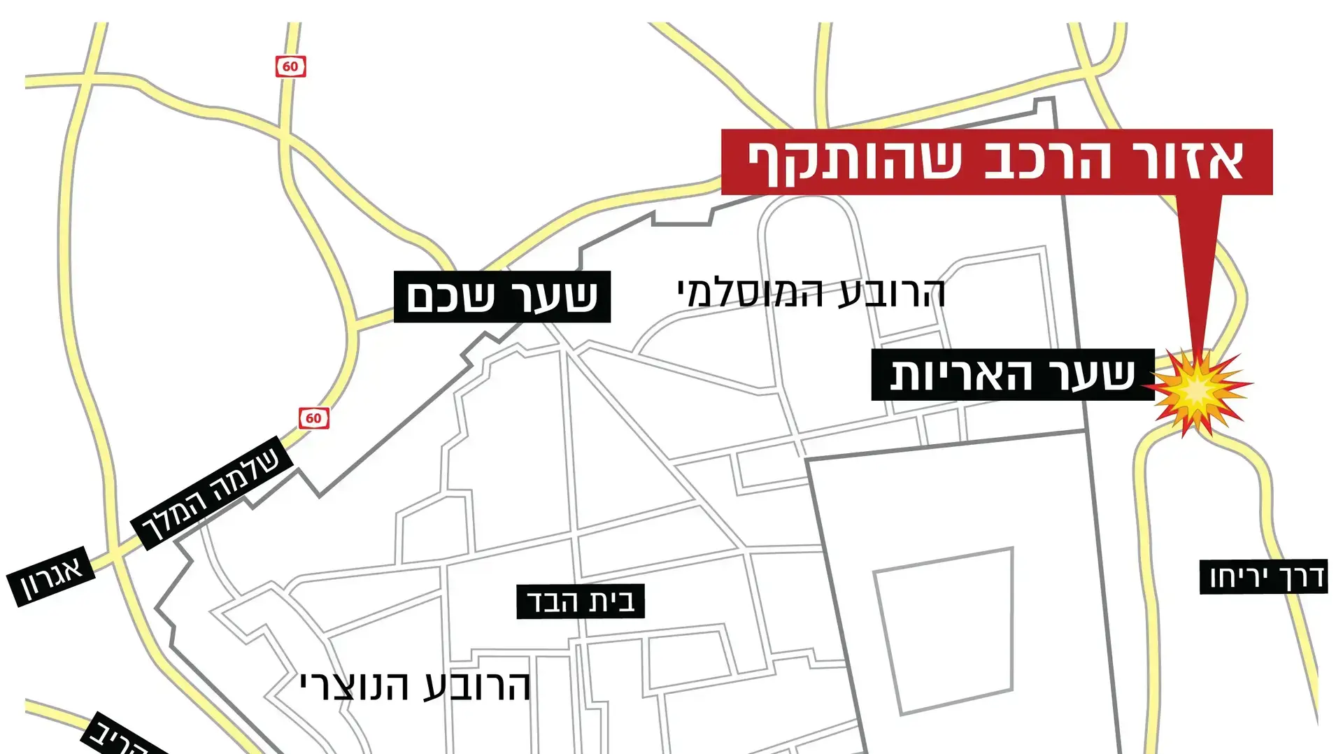 מפה ירושלים מפה ירושלים