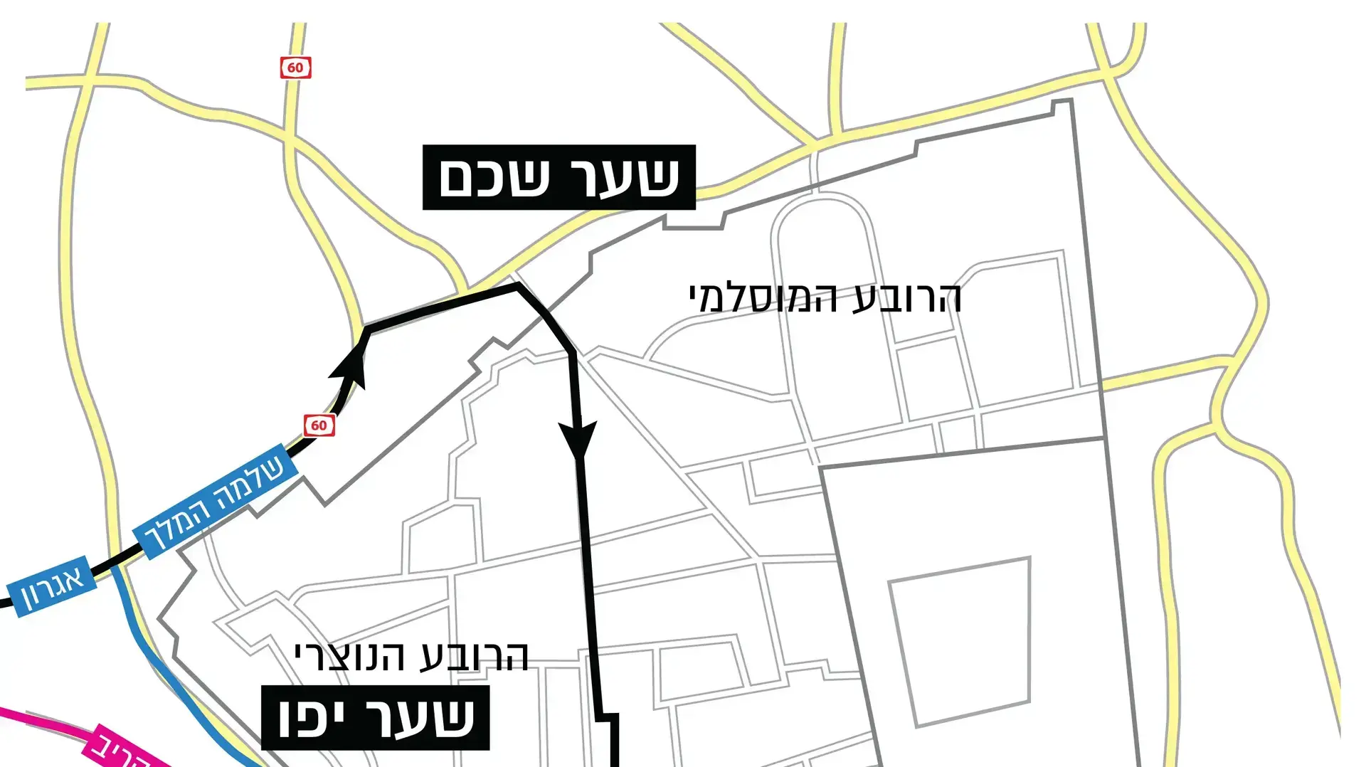 מפה ירושלים מפה ירושלים