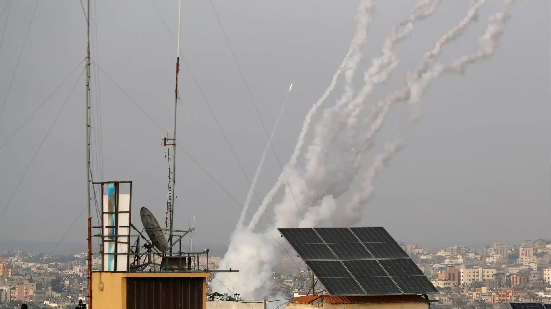 שיגור טילים לעבר ישראל, רצועת עזה, 10 במאי 2021 שיגור טילים לעבר ישראל, רצועת עזה, 10 במאי 2021