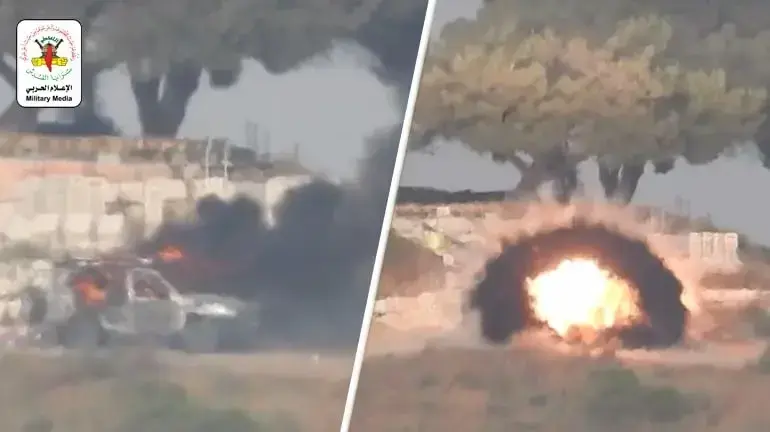 תיעוד התקיפה הרכב שנפגע מטיל נ"ט, עוטף עזה, 10 במאי 2021 תיעוד התקיפה הרכב שנפגע מטיל נ"ט, עוטף עזה, 10 במאי 2021