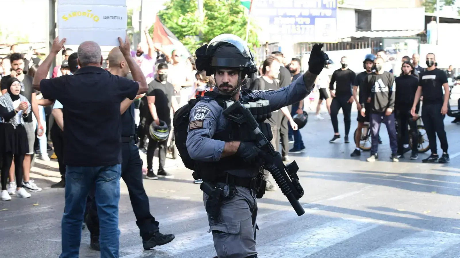 ברקע המתיחות הביטחונית | הפגנת ההזדהות ביפו עם הפלסטינים 11 במאי 2021