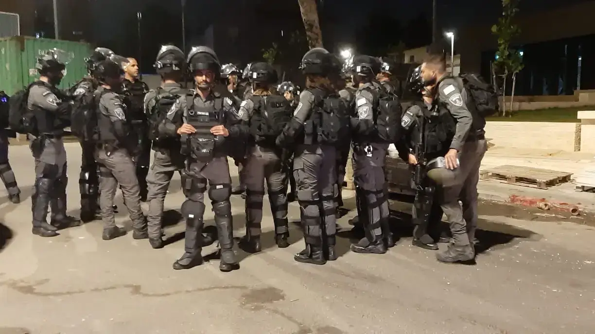 כוחות הביטחון בלוד בעקבות המהומות בעיר, 12 במאי 2021 כוחות הביטחון בלוד בעקבות המהומות בעיר, 12 במאי 2021