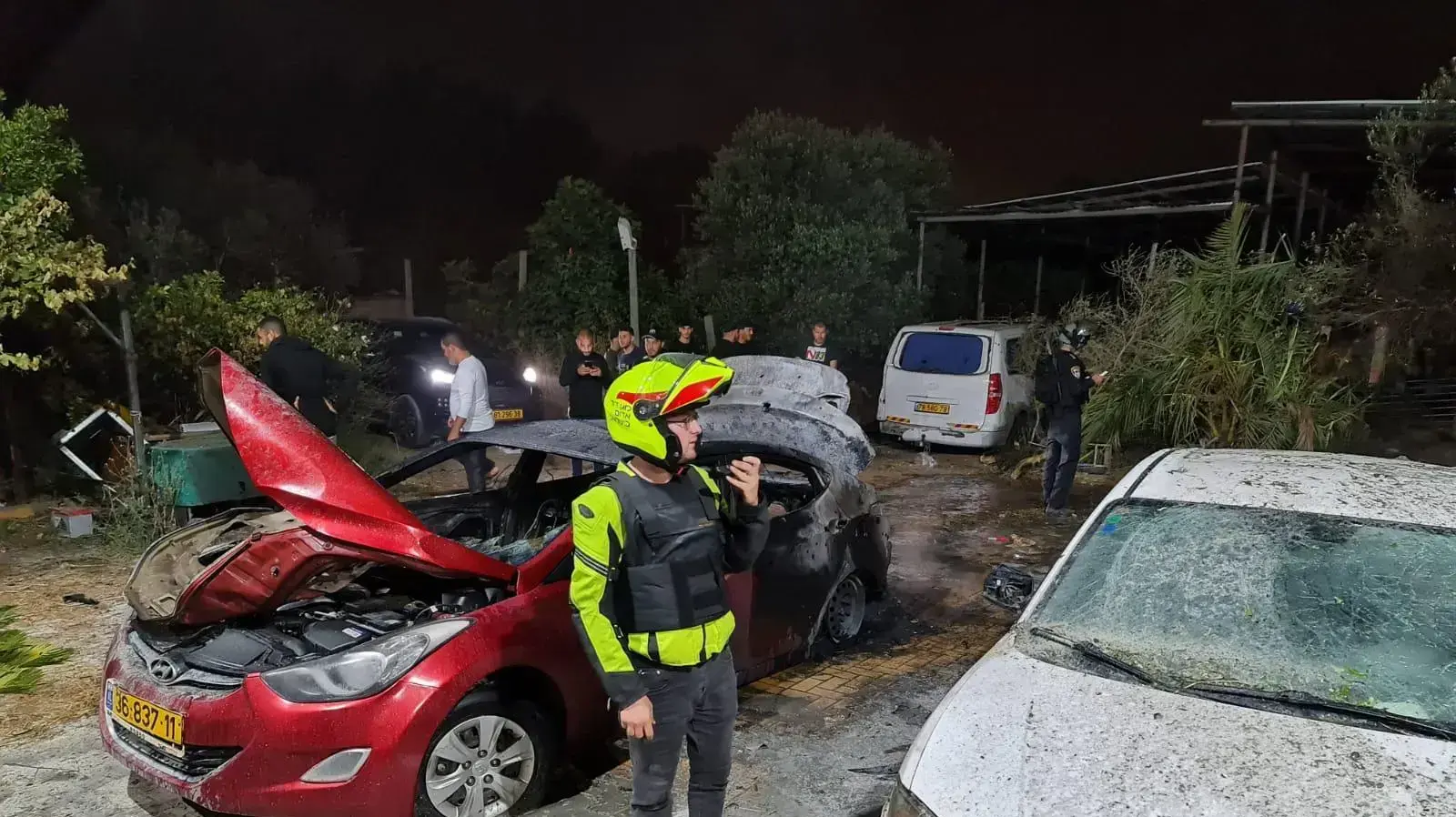 פגיעת רקטה בלוד. 12 במאי 2021 פגיעת רקטה בלוד. 12 במאי 2021