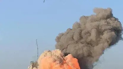 תיעוד תקיפת בניין רב קומות בעזה 12 במאי 2021 תיעוד תקיפת בניין רב קומות בעזה 12 במאי 2021