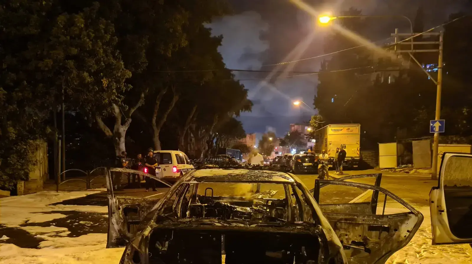 נזקי המהומות בחיפה 12 במאי 2021 נזקי המהומות בחיפה 12 במאי 2021