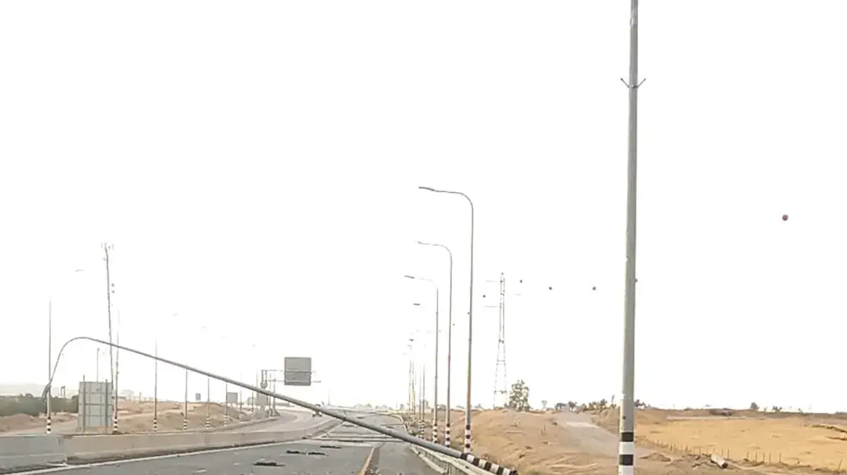 הריסות בכביש 31 בדרום. 13 במאי 2021 הריסות בכביש 31 בדרום. 13 במאי 2021