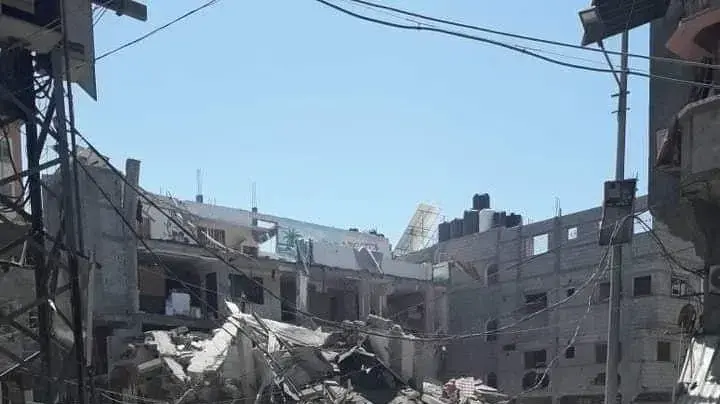 הרס בעזה לאחר תקיפת חיל האוויר הרס בעזה לאחר תקיפת חיל האוויר