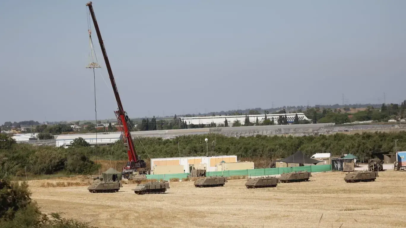פריסת כוחות צה"ל בגבול הרצועה 15 במאי 2021 פריסת כוחות צה"ל בגבול הרצועה 15 במאי 2021