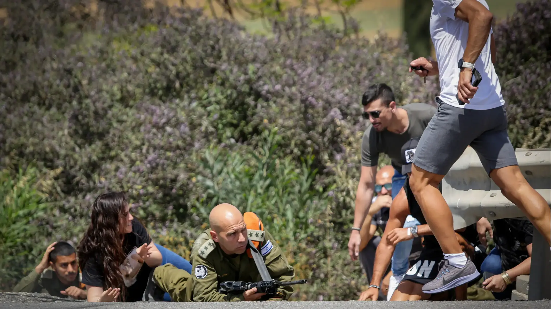 מפקד פיקוד העורף בזמן אזעקות באשקלון, 16 במאי 2021