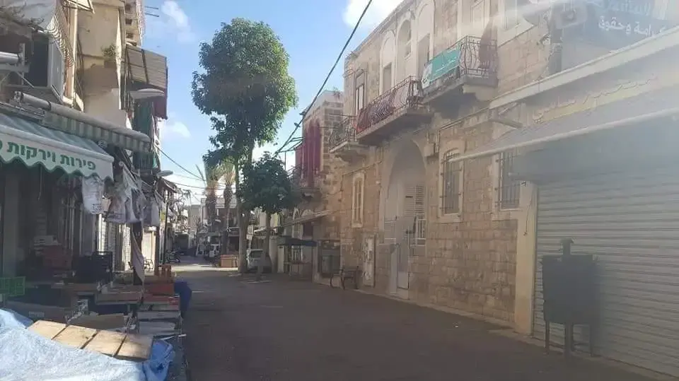 שביתת המגזר הערבי בוואדי נסנאס, חיפה, 18 במאי 2021