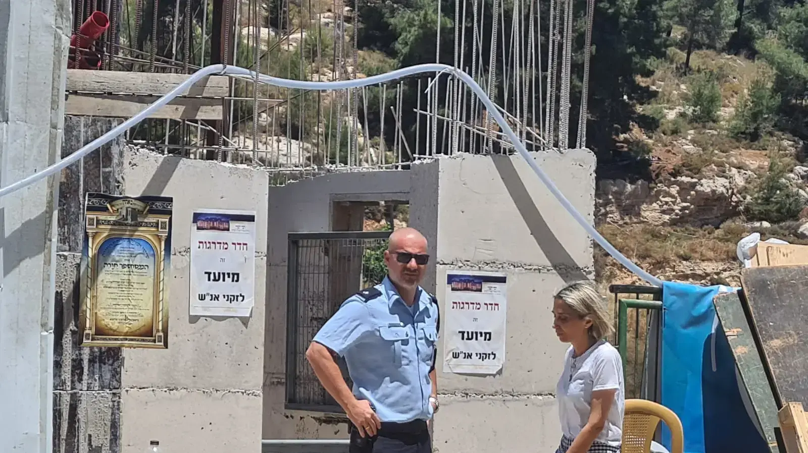 בית הכנסת בו התמוטטה טריבונה בגבעת זאב, 18 במאי 2021 בית הכנסת בו התמוטטה טריבונה בגבעת זאב, 18 במאי 2021