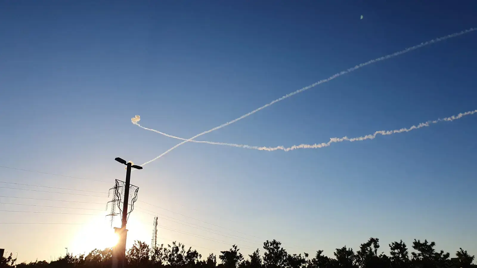 יירוטים בשמי עוטף עזה 18 במאי 2021 יירוטים בשמי עוטף עזה 18 במאי 2021