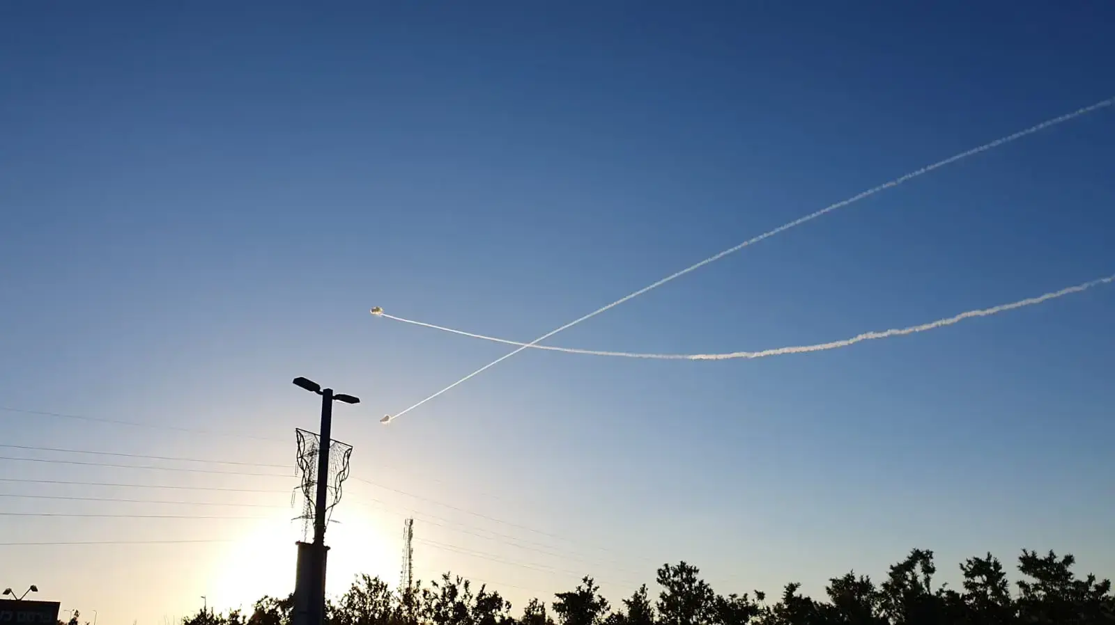 יירוטים בשמי עוטף עזה 18 במאי 2021 יירוטים בשמי עוטף עזה 18 במאי 2021