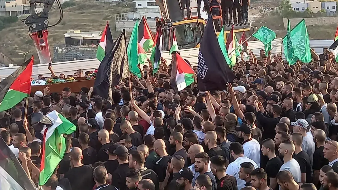 הלווית הנער מוחמד מחאמיד, אום אל-פחם, 20 במאי 2021 הלווית הנער מוחמד מחאמיד, אום אל-פחם, 20 במאי 2021
