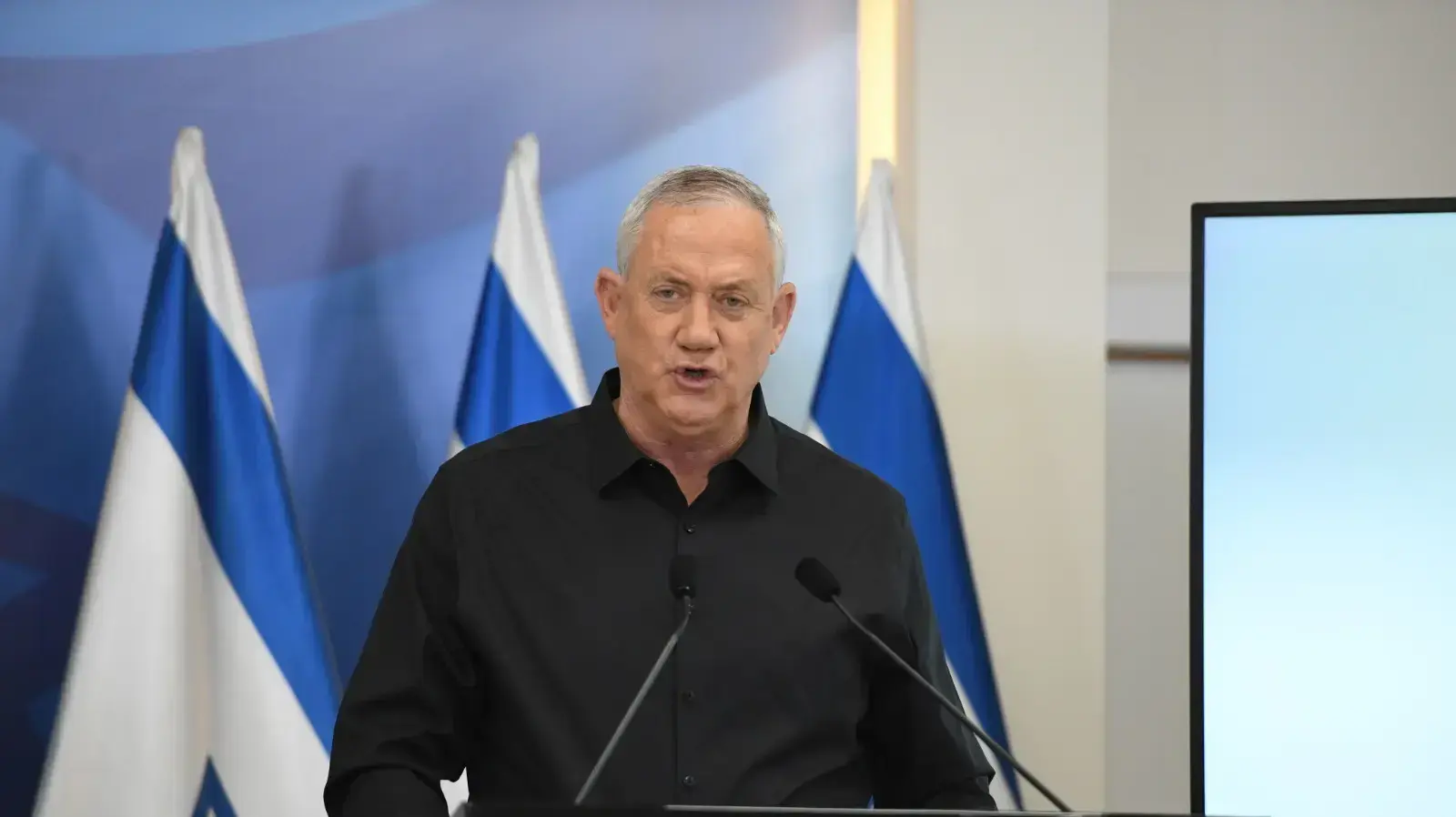 שר הביטחון בני גנץ בקריה, 21 במאי 2021 שר הביטחון בני גנץ בקריה, 21 במאי 2021